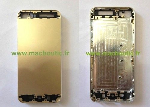 金色iPhone 5S外殼再曝光 或9月10日發布
